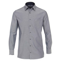 CASAMODA Hemd COMFORT FIT STRUKTUR hellblau mit Kent Kragen in klassischer Schnittform