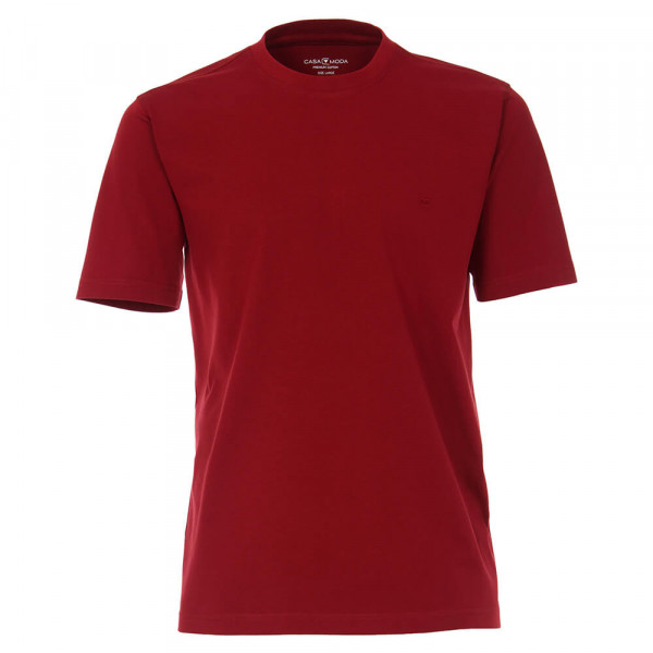 CASAMODA T-Shirt dunkelrot in klassischer Schnittform
