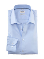 Camisa OLYMP LEVEL 5 UNI STRETCH azul claro con cuello New York Kent de corte estrecho