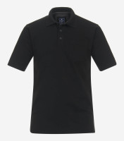 Redmond Polo shirt REGULAR FIT JERSEY grauw met Opstaande kraag-kraag in klassieke snit