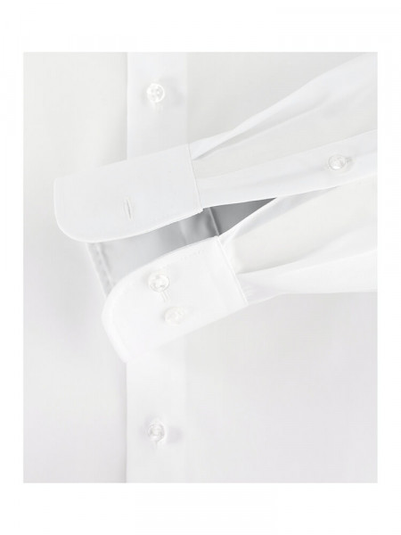 CASAMODA Comfort Fit Hemd Weiß Kent Popeline - Ansicht 2