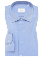 Camicia Eterna MODERN FIT TWILL azzurro con Kent collar in taglio moderno