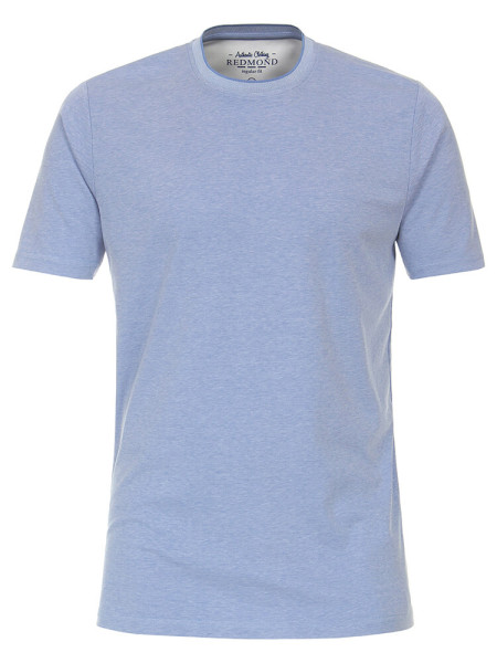 Camiseta Redmond REGULAR FIT JERSEY azul claro con cuello Cuello redondo de corte clásico