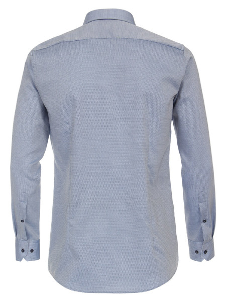 VENTI Slim Fit Hemd Mittelblau Kent Easy Care