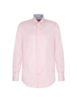 Camicia Seidensticker MODERN TWILL rosa con Nuovo Kent collar in taglio moderno