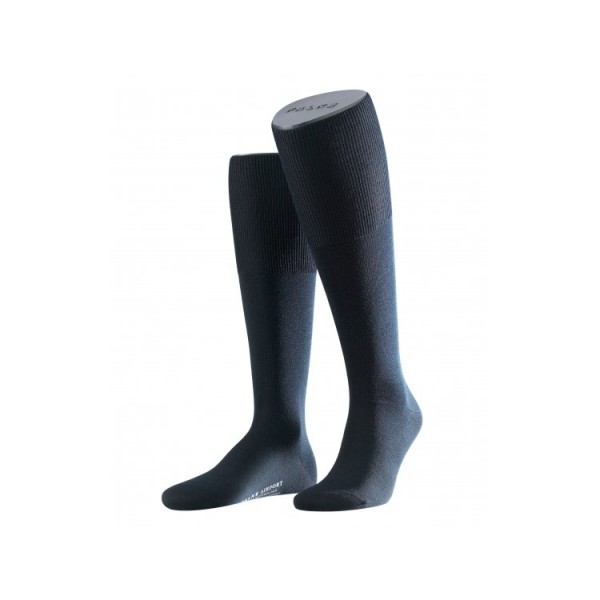 FALKE AIRPORT kniehoog donkerblauw