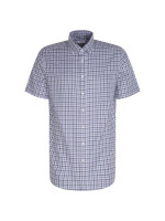 Seidensticker overhemd MODERN TWILL lichtblauw met Button Down-kraag in moderne snit