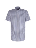 Camicia Seidensticker MODERN TWILL azzurro con Button Down collar in taglio moderno