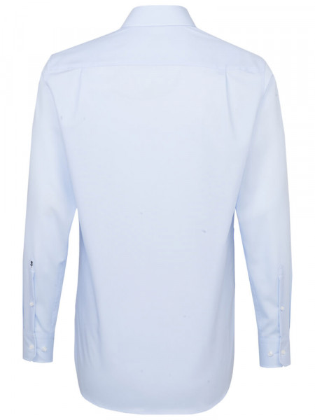 SEIDENSTICKER Regular Fit Hemd Hellblau Business Kent Popeline