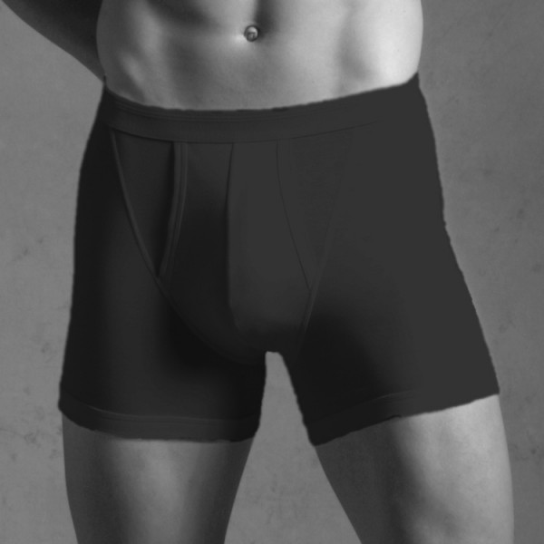 Novila &quot;NATURAL COMFORT&quot; Boxers negro con la mosca