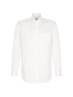 Camicia Seidensticker MODERN TWILL bianco con Nuovo Kent collar in taglio moderno
