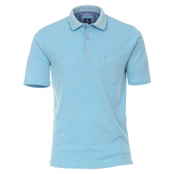 Redmond Poloshirt hellblau in klassischer Schnittform