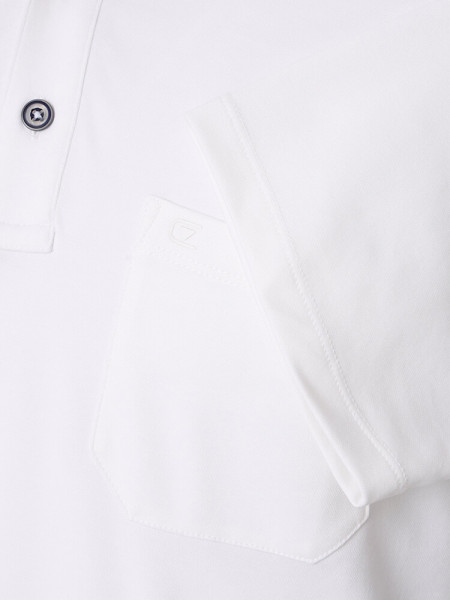 CASAMODA Poloshirt Weiß Extrafeine Qualität - Ansicht 2