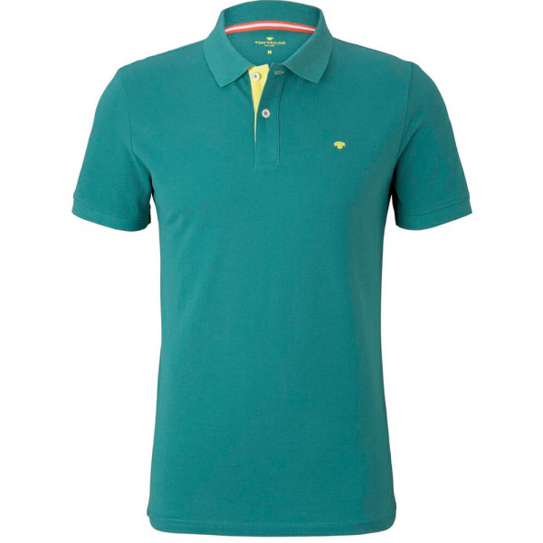 Tom Tailor Poloshirt grün in klassischer Schnittform
