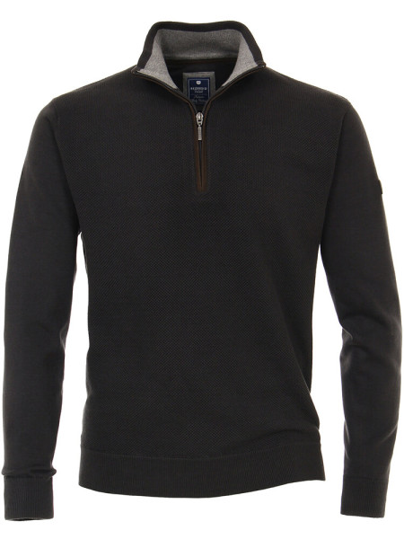 Jumper Redmond REGULAR FIT MELANGE antracita con cuello Cuello alto de corte clásico