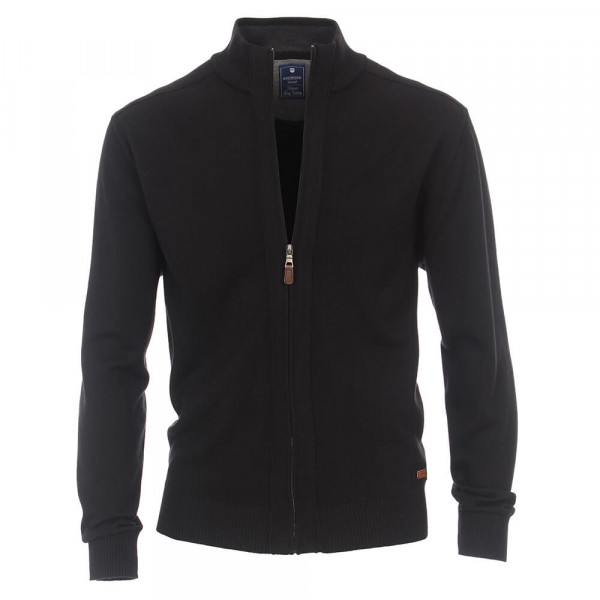 Cardigan Redmond nero in taglio classico