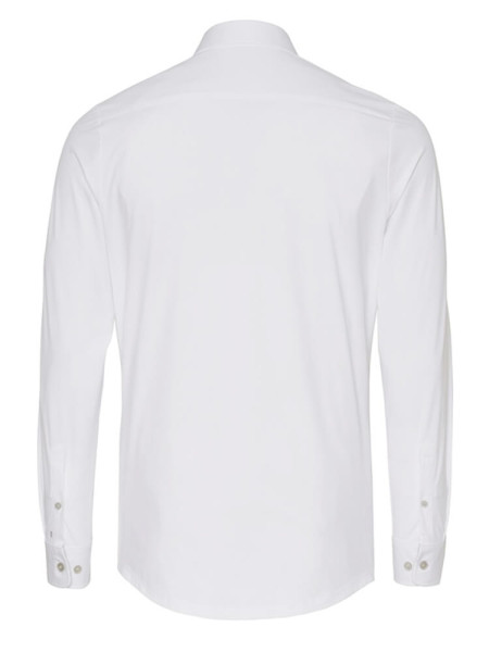 PURE Extra Slim Fit Hemd Weiß Haifisch Jersey
