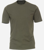 Redmond T-Shirt REGULAR FIT JERSEY grün mit Rundhals Kragen in klassischer Schnittform