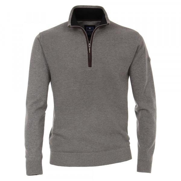 Pullover Redmond grigio in taglio classico