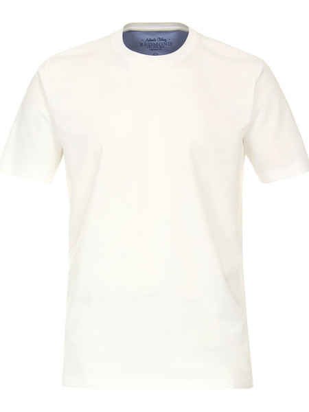 Camiseta Redmond REGULAR FIT JERSEY blanco con cuello Cuello redondo de corte clásico
