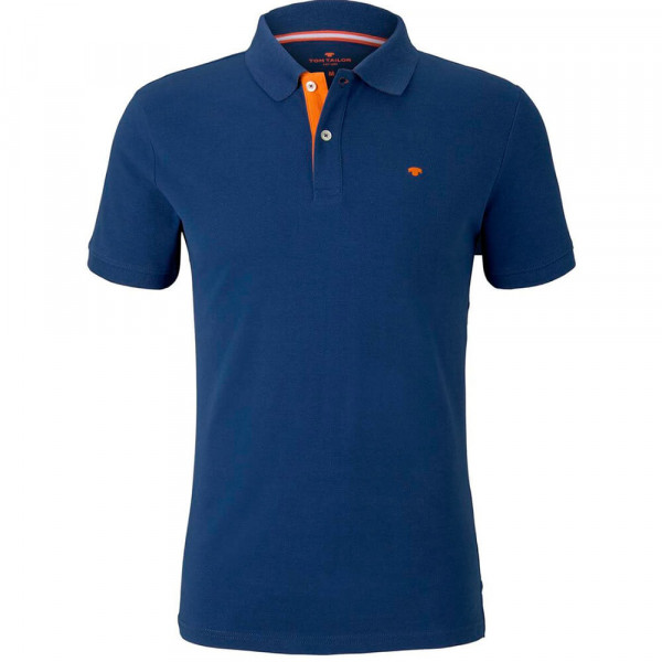 Tom Tailor Poloshirt dunkelblau in klassischer Schnittform