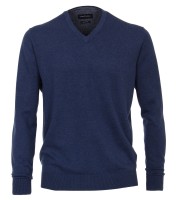 CASAMODA Pullover mittelblau in klassischer Schnittform