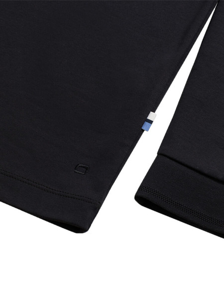 OLYMP Poloshirt Schwarz Jersey