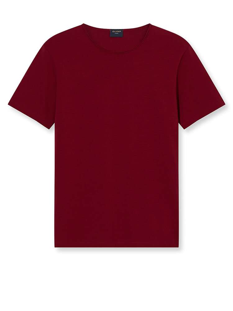 Ropa Básica Lisa Camiseta Manga Larga OLYMP New York Kent-2 - Algodón 97% - Ajuste Cuerpo Hombre - Color Liso Olymp Ajuste Corporal Algodón