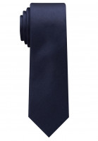 Eterna tie dark blue plain