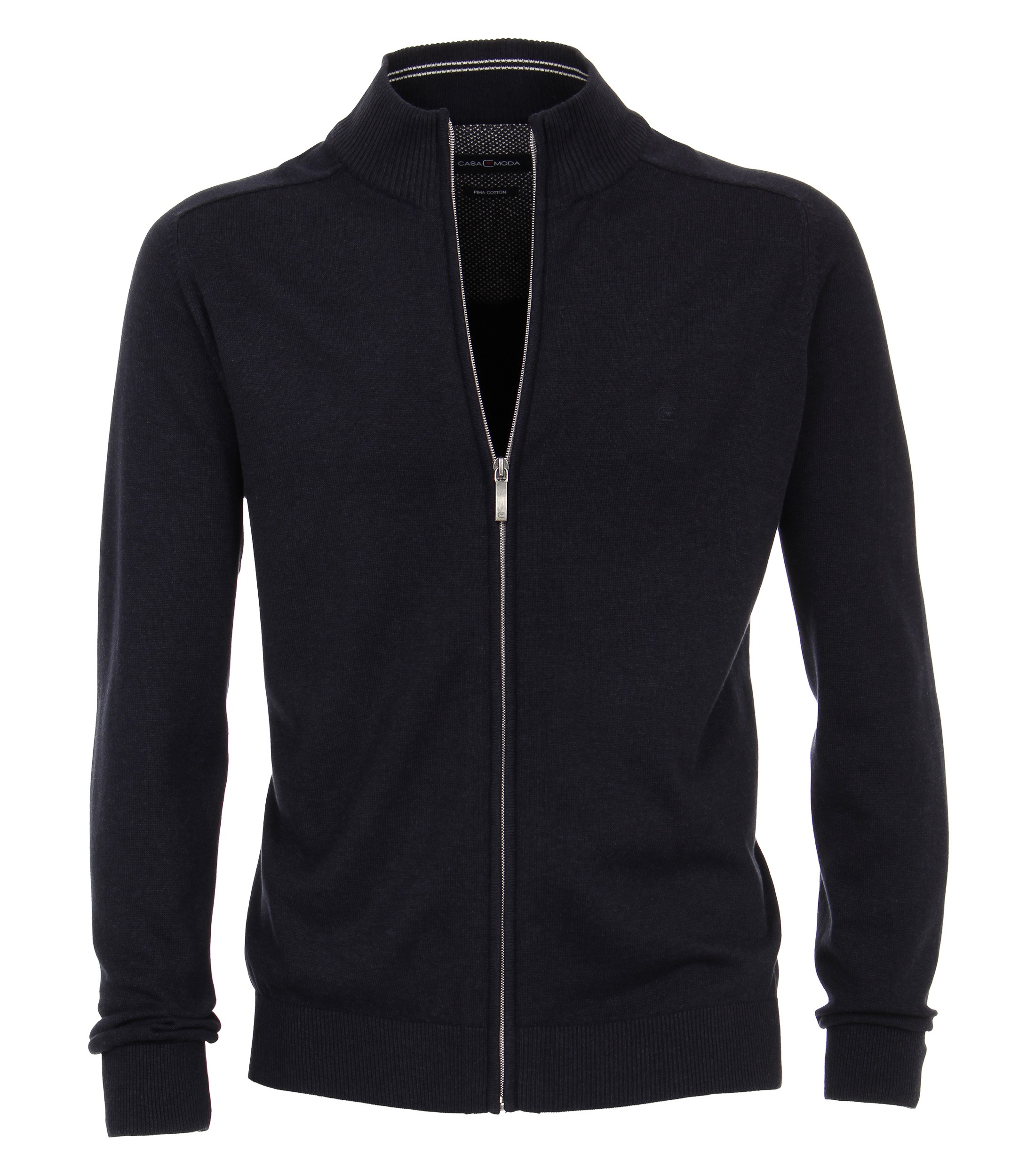 Casa moda. Кофта Strickjacke. Кофта Strickjacke, черная. Dark Blue Cardigan. Каса мода.