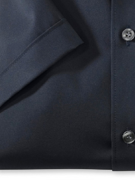 OLYMP Slim Fit Hemd Marine New York Kent Uni Stretch - Ansicht 2