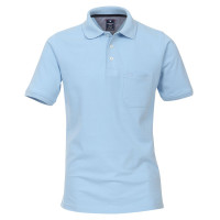 Polo Redmond azzurro in taglio classico