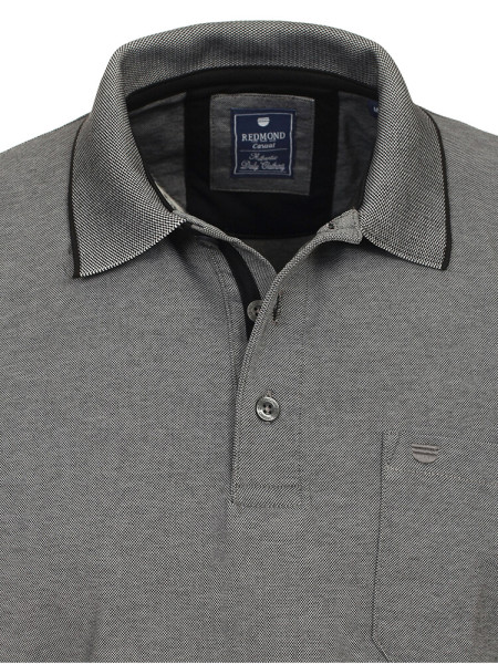 REDMOND Poloshirt Grau Jersey - Ansicht 1