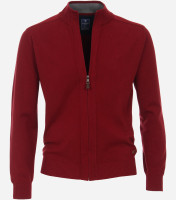 Cardigan Redmond REGULAR FIT TEJIDO rojo con cuello Cuello alto de corte clásico