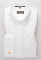 Eterna Hemd SLIM FIT TWILL beige mit Hai Kragen in schmaler Schnittform