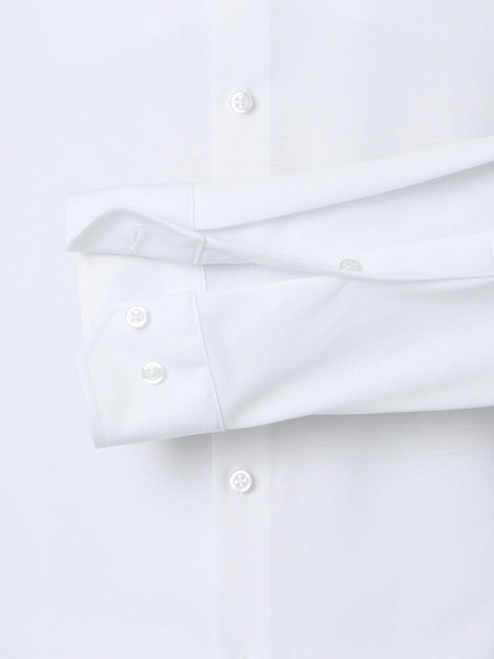 VENTI Comfort Fit Hemd Weiß Kent Jersey - Ansicht 2