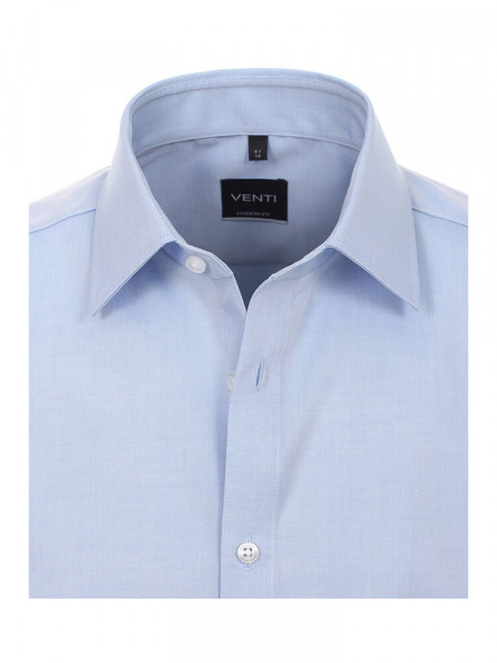 VENTI Regular Fit Hemd Hellblau Kent Popeline - Ansicht 1