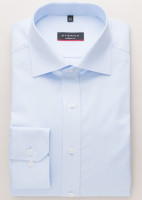 Eterna Hemd MODERN FIT UNI POPELINE hellblau mit Classic Kent Kragen in moderner Schnittform