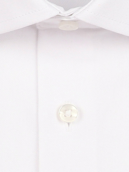 SEIDENSTICKER Slim Fit Hemd Weiß Business Kent Twill - Ansicht 1
