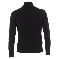 Pullover Redmond nero in taglio classico